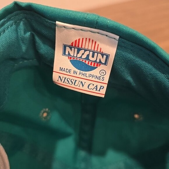 VTG Nissun Hat Teal SnapBack Baseball Cap Adjustable Unity Community Rope - Picture 6 of 6
